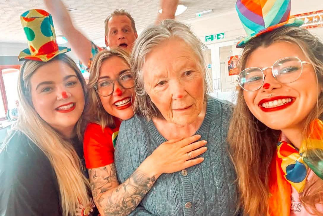 Roll up, roll up! Newton House residents enjoy a day of circus magic