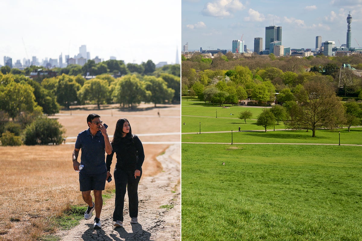 Devastating impact of England's drought in before-and-after pictures