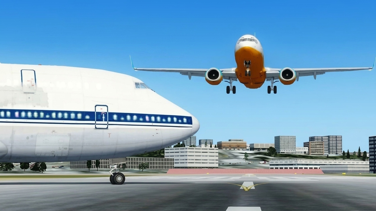 747 pilot ruins realistic Flight Simulator X session