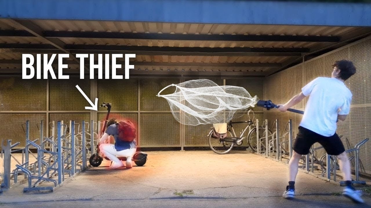 I literally caught criminals with a net launcher!