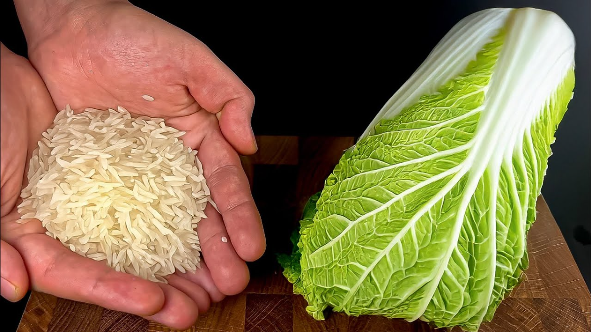 Weekend favorite cabbage & rice bowl simple, cozy & delicious