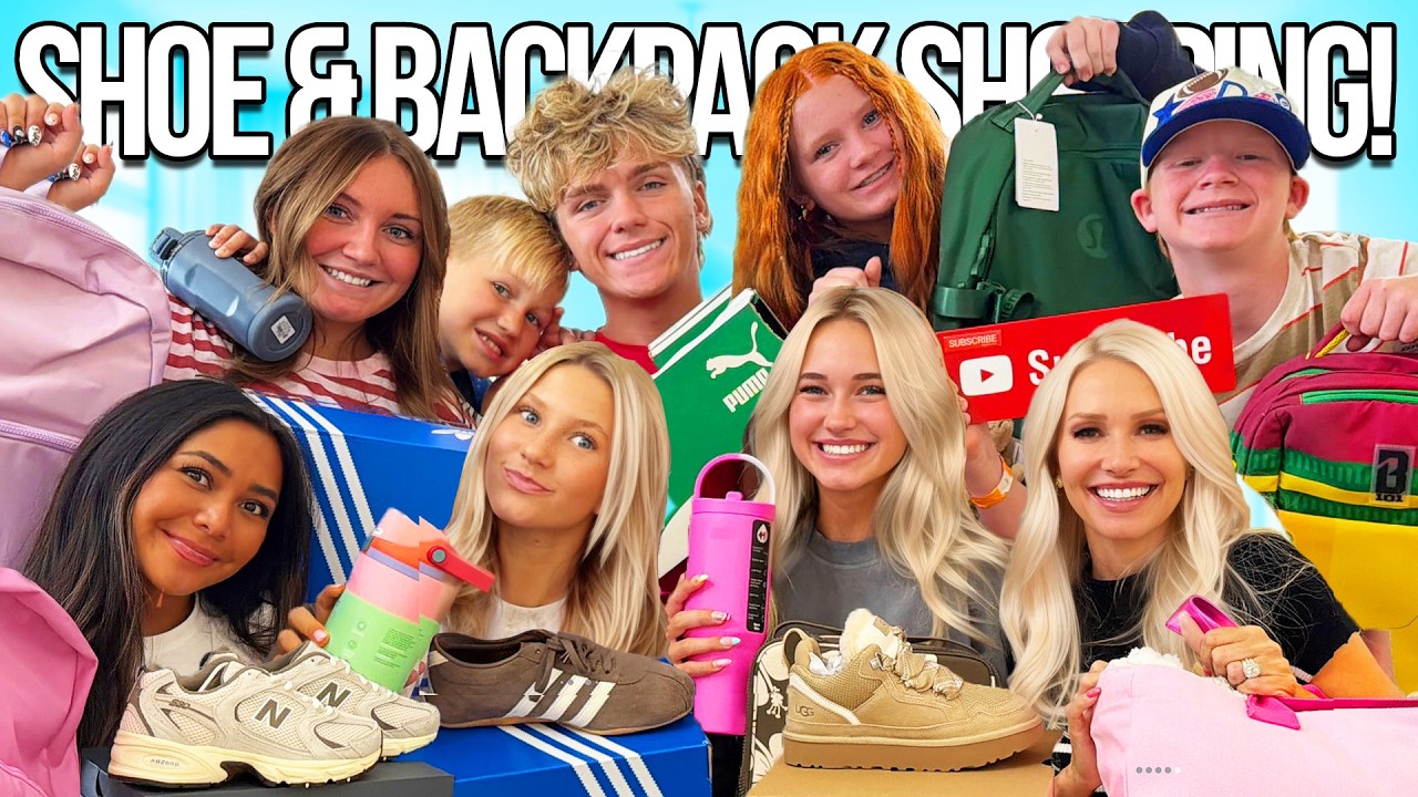 Shopping for 8 kids: Our back to school haul! 🎒
