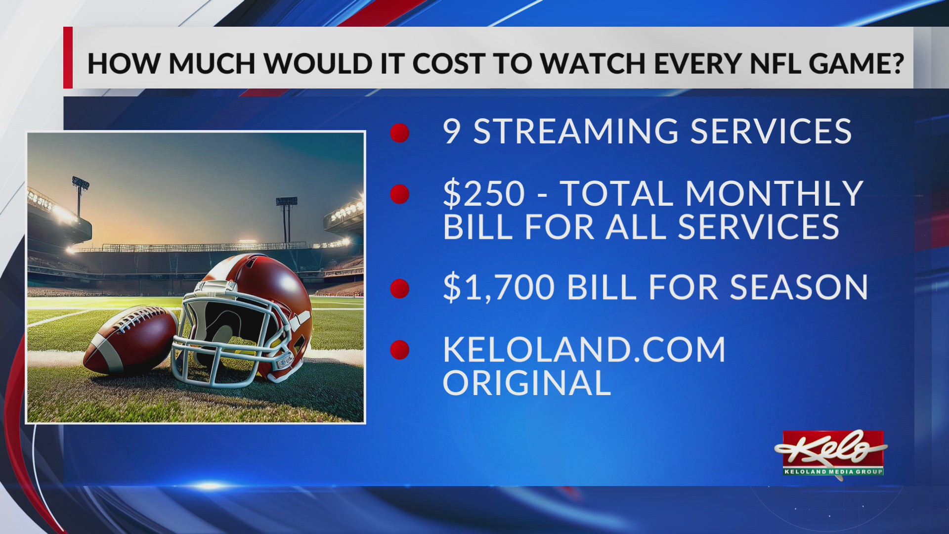 How much does it cost to stream every NFL game?