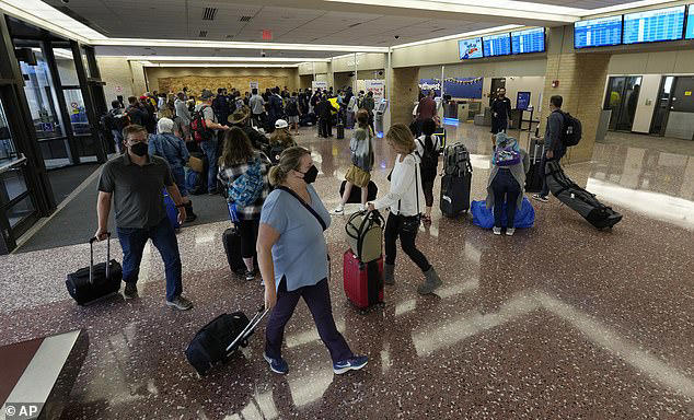 The incident happened at Eppley Airfield in Omaha, Nebraska (file photo)