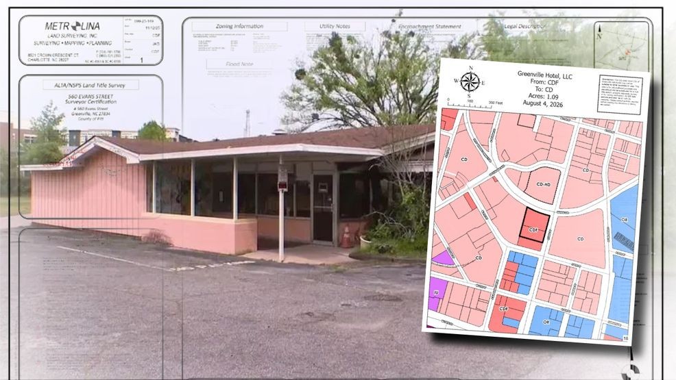 Developers seek rezoning for proposed downtown Greenville hotel site near library