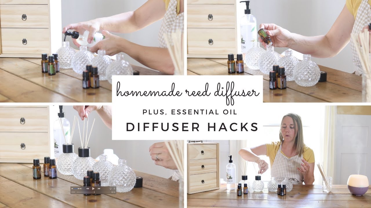 Homemade reed diffuser | oil diffuser hacks