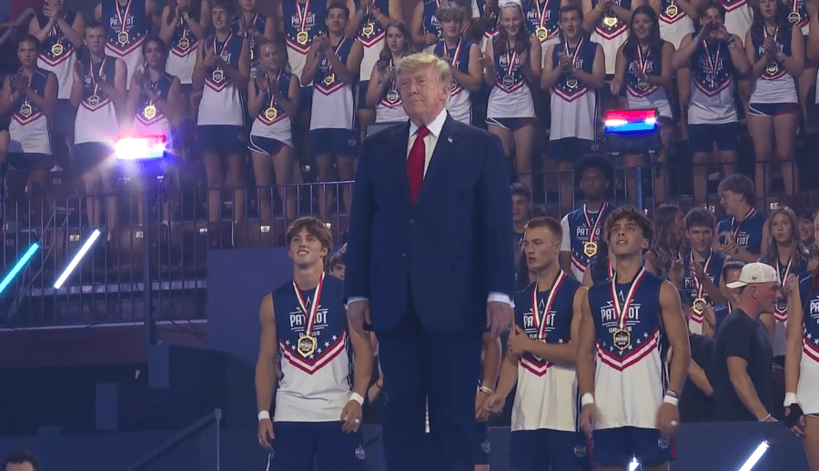 Watch: President Trump attends Patriot Games in Northeast Ohio