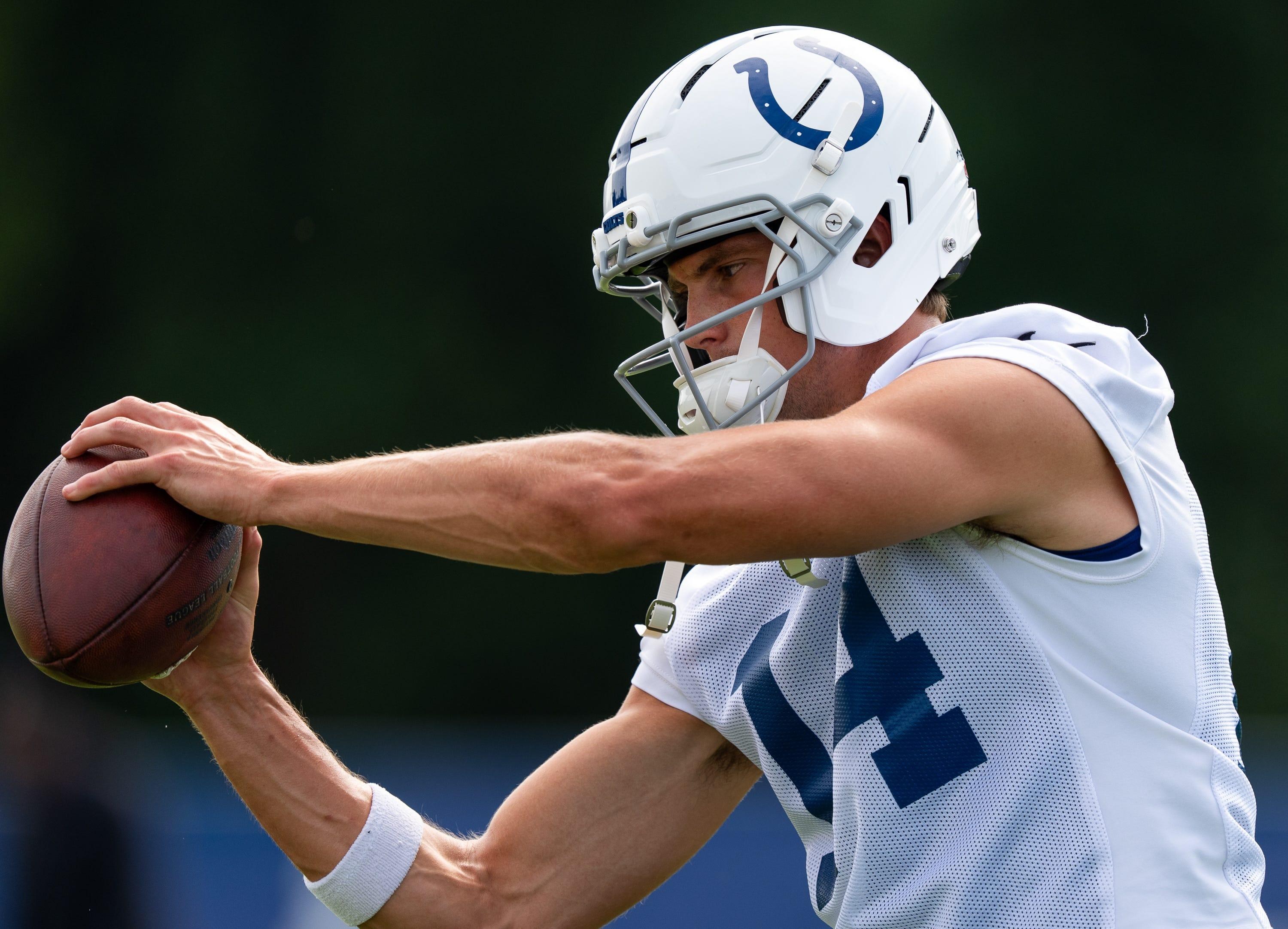 Colts GM Chris Ballard clarifies no second PRP injection for WR Alec Pierce's rehabbing ankle