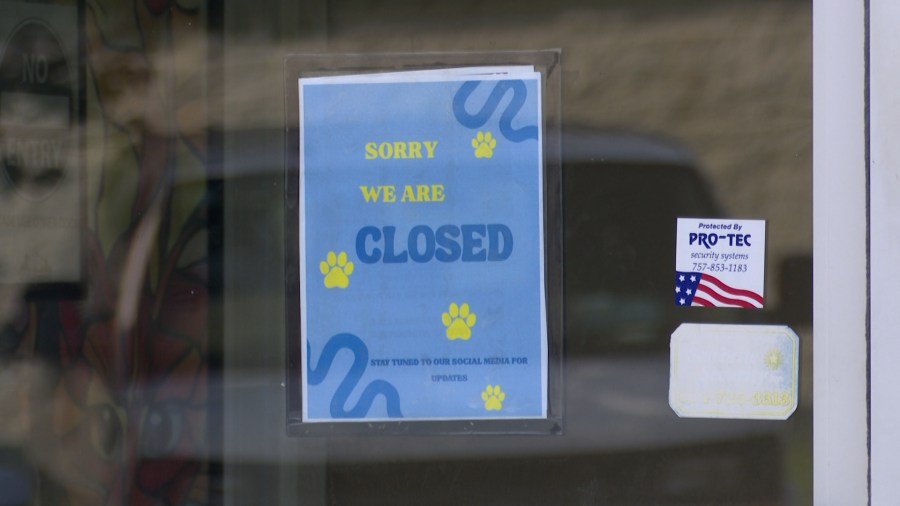 Portsmouth Humane Society had to temporarily close Monday because of AC issues