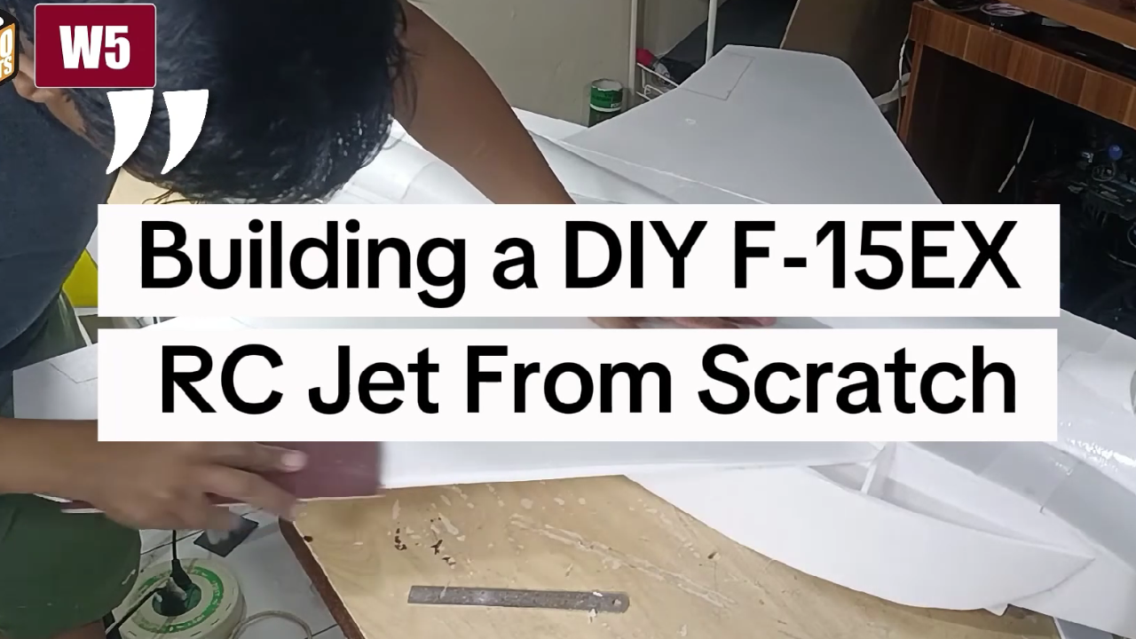 Constructing a homemade F-15EX RC jet model