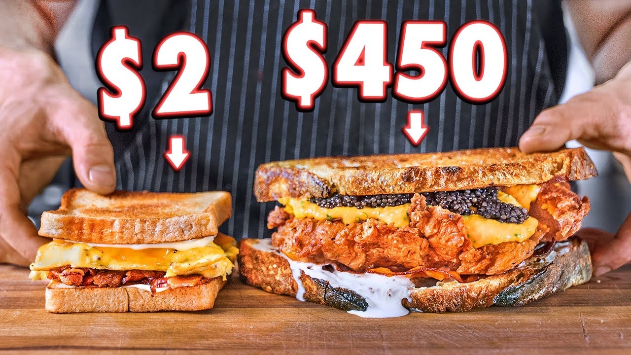 $2 breakfast vs. $450 breakfast... both made at home