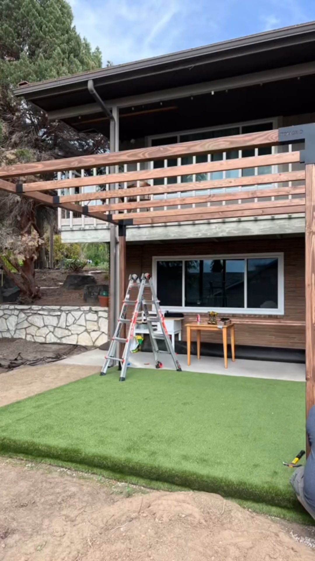 Installing Artificial Turf Backyard Upgrade