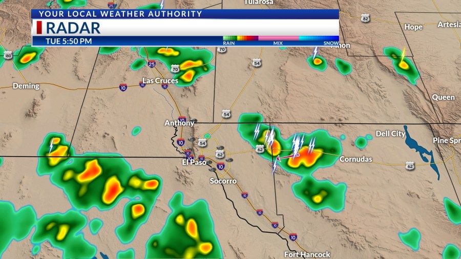 Strong storms, heavy rain threat ahead for El Paso