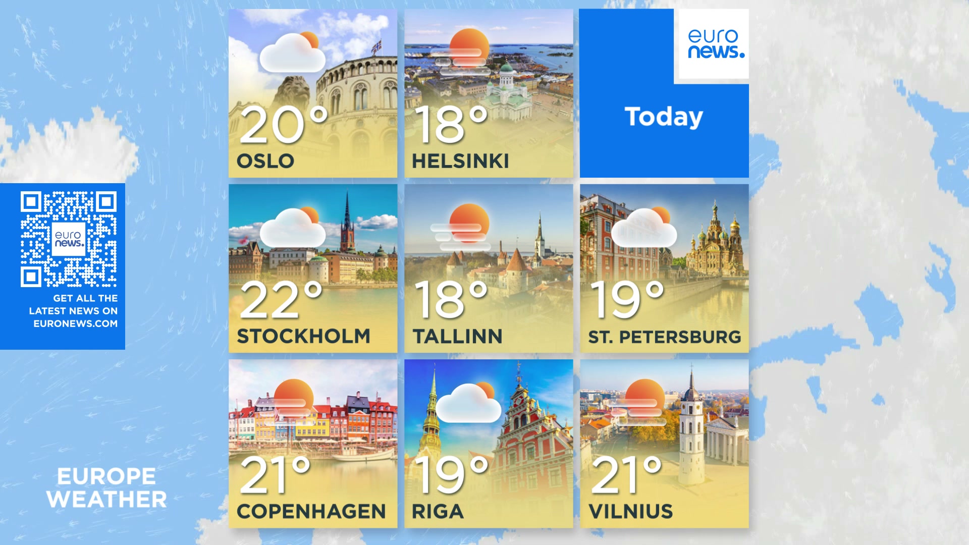 Weather Europe today (2026/08/12)