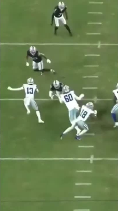 Tyler Guyton's nasty offensive line work