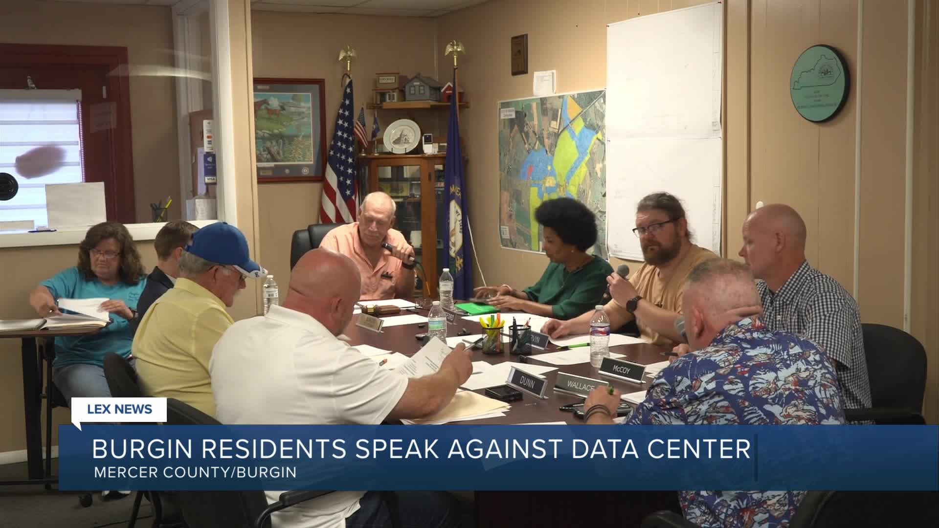 Burgin residents speak against data center
