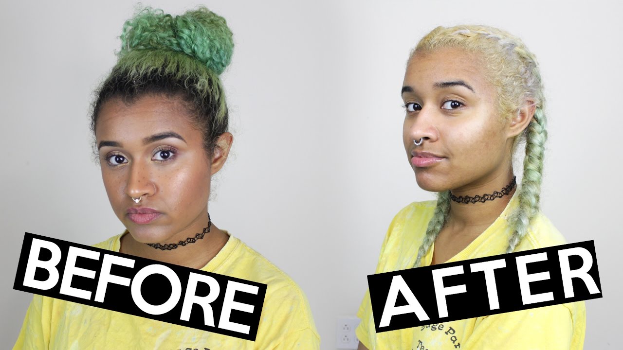 Fixing overgrown roots and uneven hair color