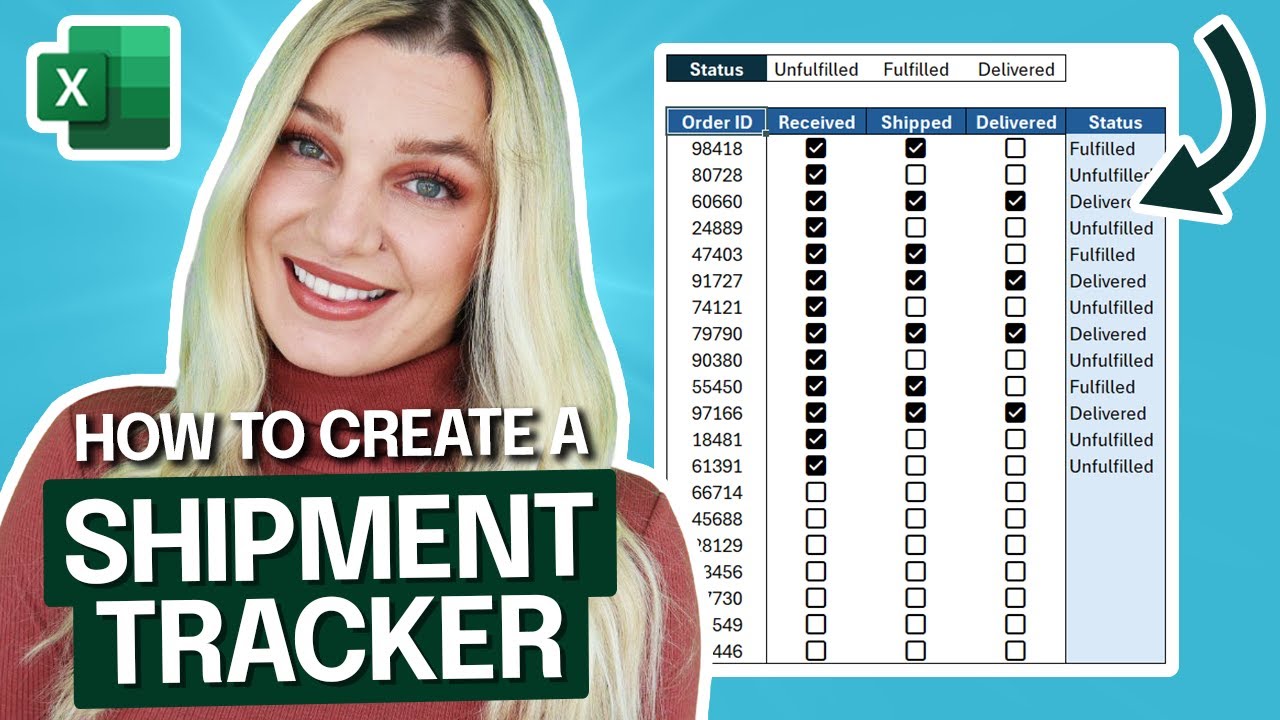 Building a simple Excel shipment tracker quickly