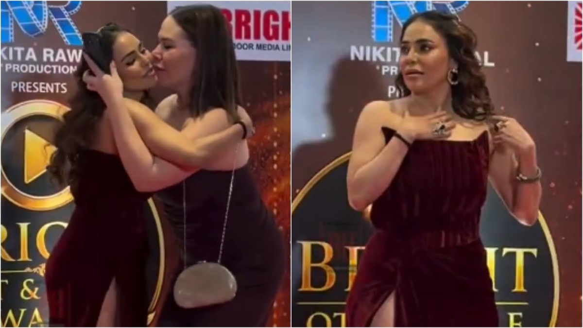 nikita-rawal-reacts-to-viral-lip-kiss-moment-with-female-fan-at-event