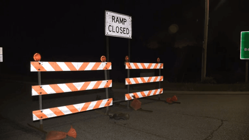 Large sinkhole closes part of west I-196 near Holland for at least a week