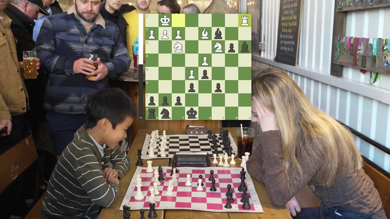A 10-year-old spent a year preparing for this chess rematch