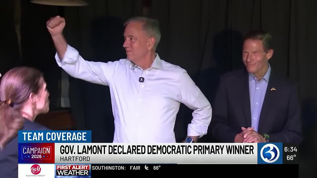 Gov. Ned Lamont wins Democratic gubernatorial primary over Josh Elliott