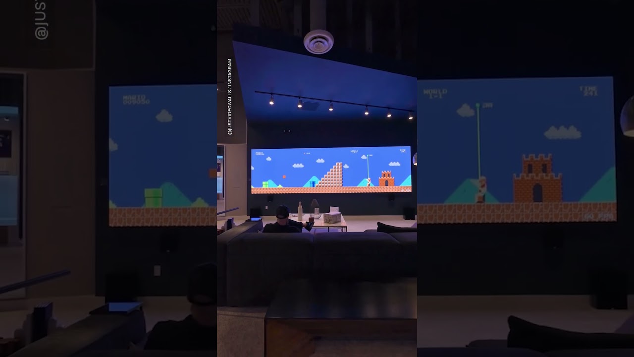 Super Mario Bros. goes ultra-wide on massive 20-foot screen
