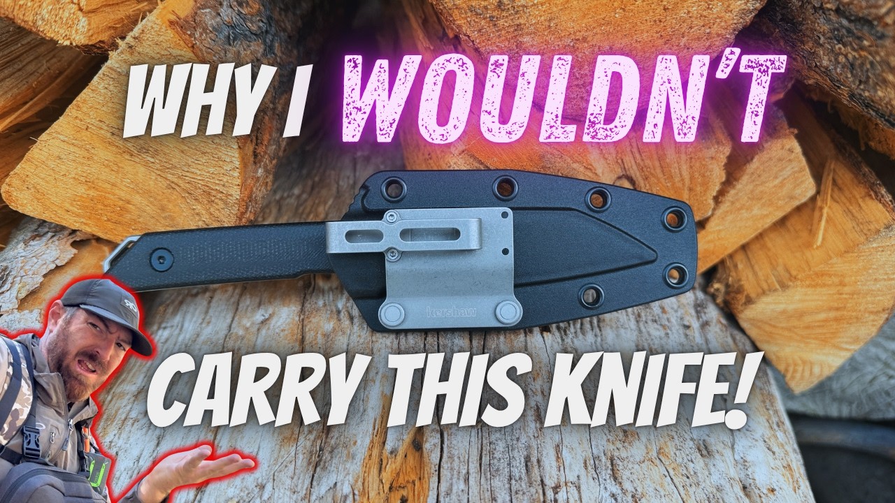 Testing Kershaw's new mini Iridium fixed blade knife