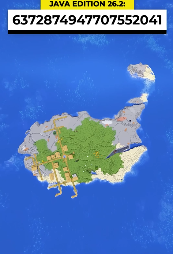 Why is this Minecraft village island seed so unique?