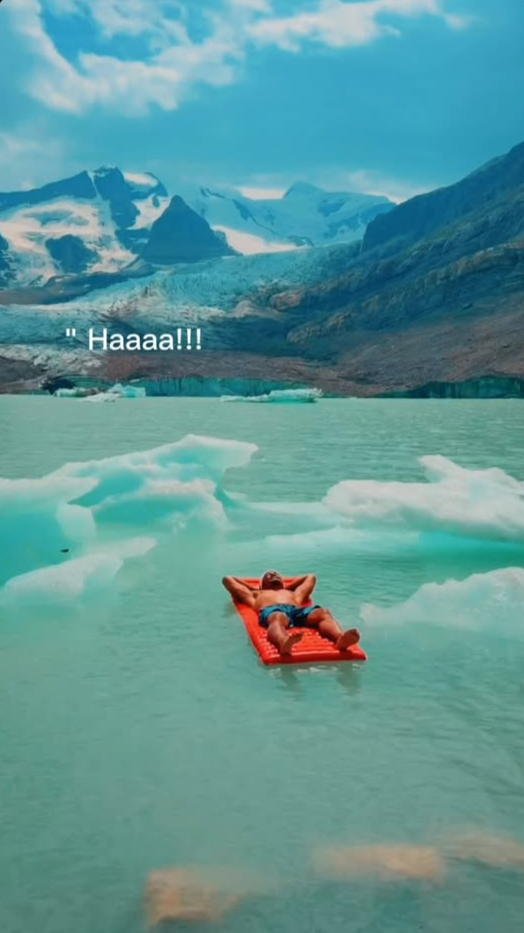Taking relaxation to an icy new level