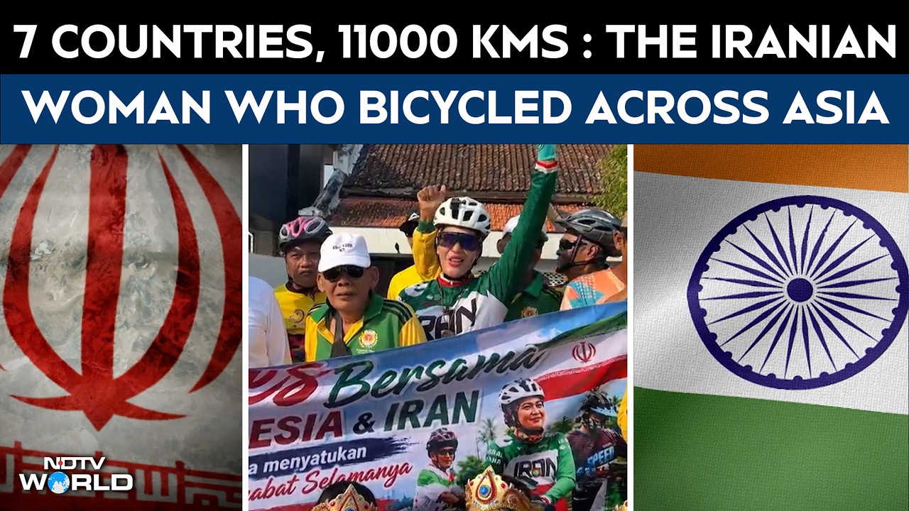 From A Forbidden Bike To 11,000 KMs : Iranian Woman Paddles Through 7 ...