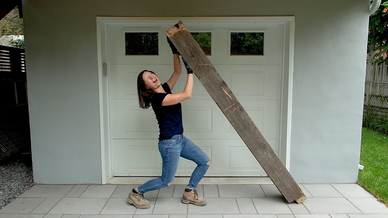 Watch me transform a timber beam into furniture!