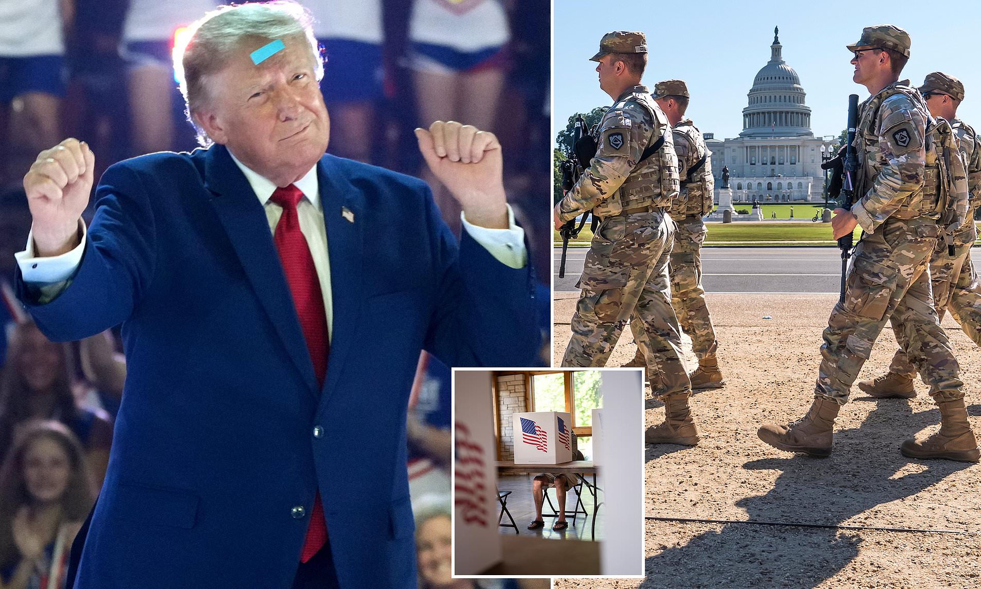 Trump's chilling five-word response if he'll declare national emergency to control elections