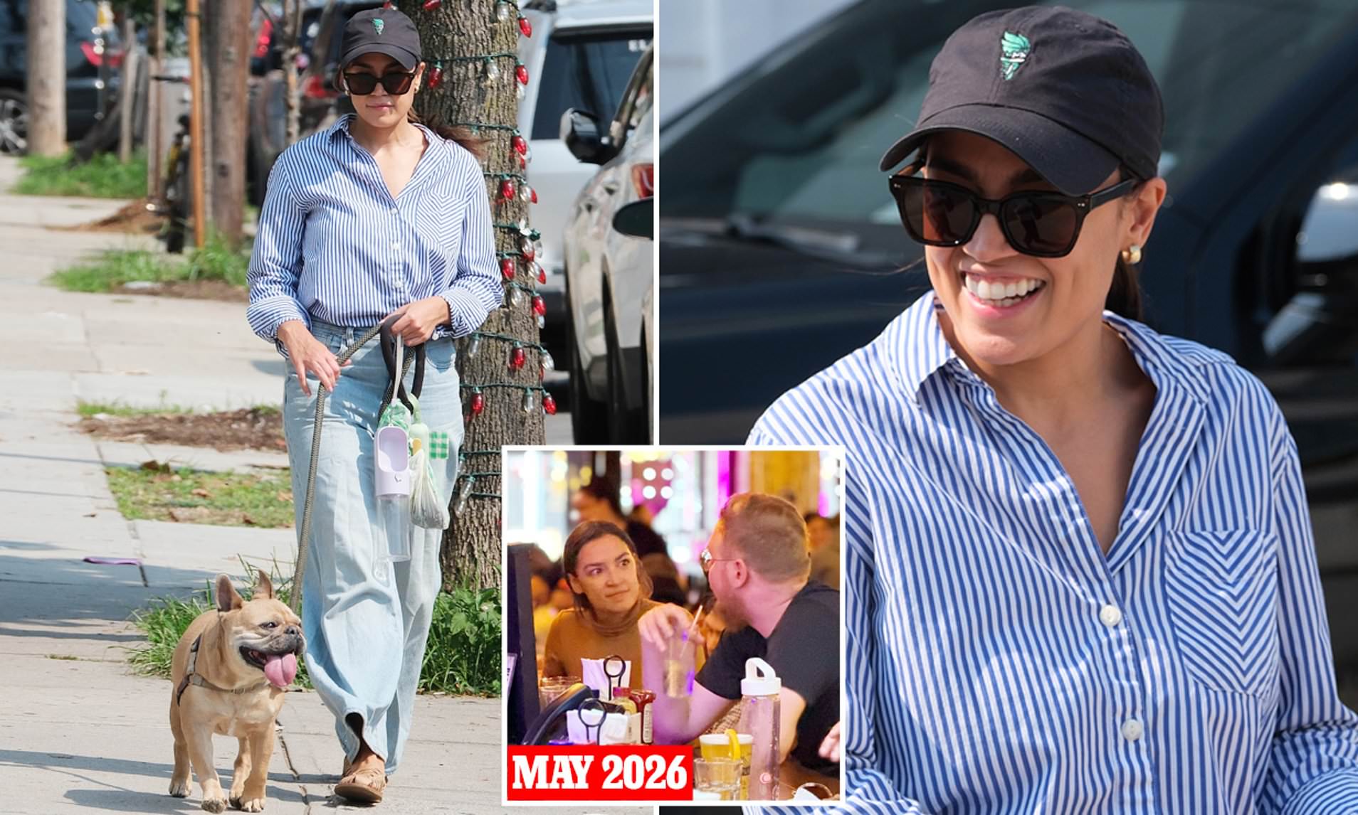 AOC's outburst as egg-freezing congresswoman is seen for first time since split from fiancé