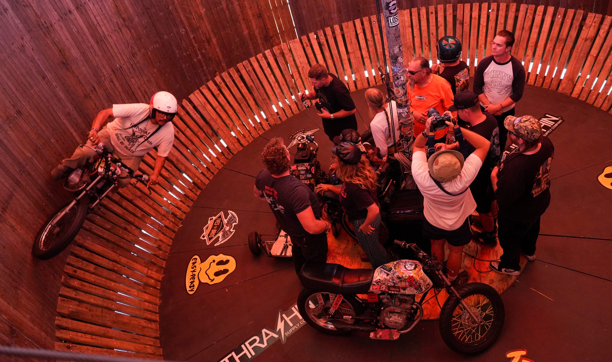 How the Ives Bros. keep performing stunts sideways at 40mph in Sturgis