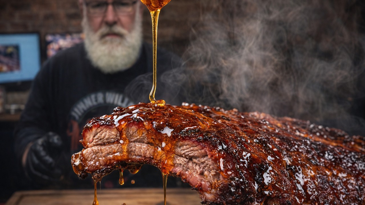 Hot honey baby back ribs turned into a sweet and spicy barbecue test