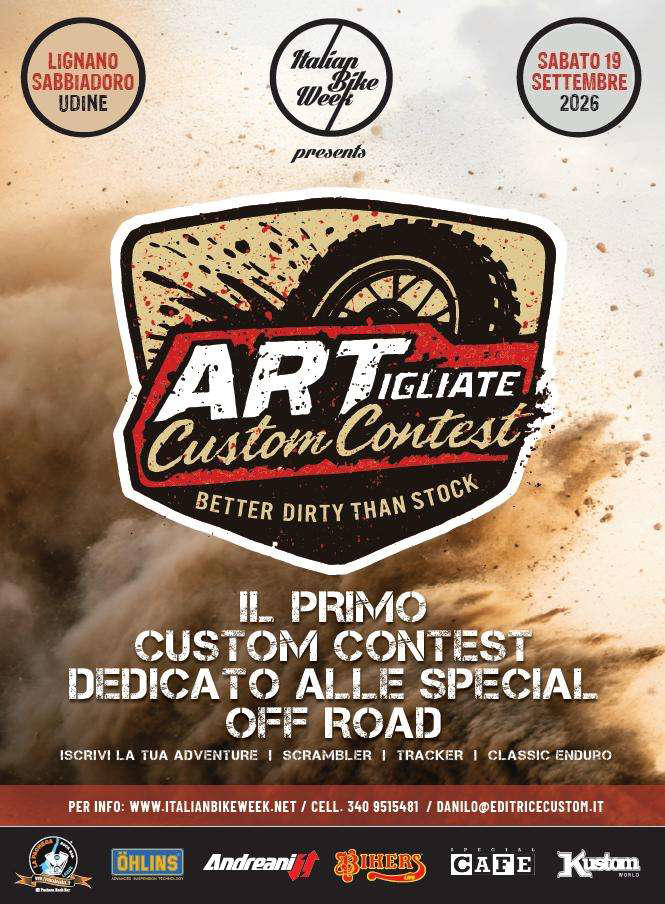 ARTigliate Custom Contest 2026: le special off road custom alla Italian ...