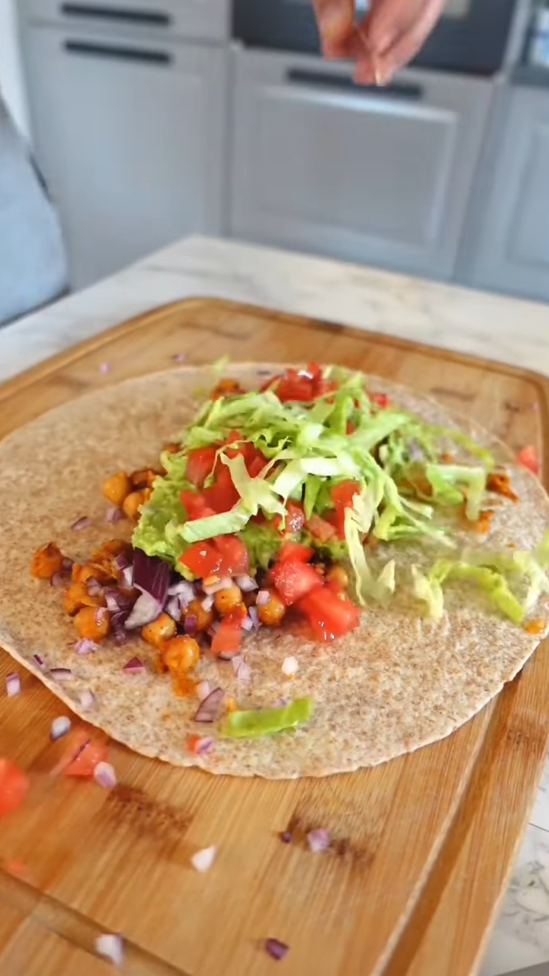 Flavorful chickpea wrap takes quick cooking to next level