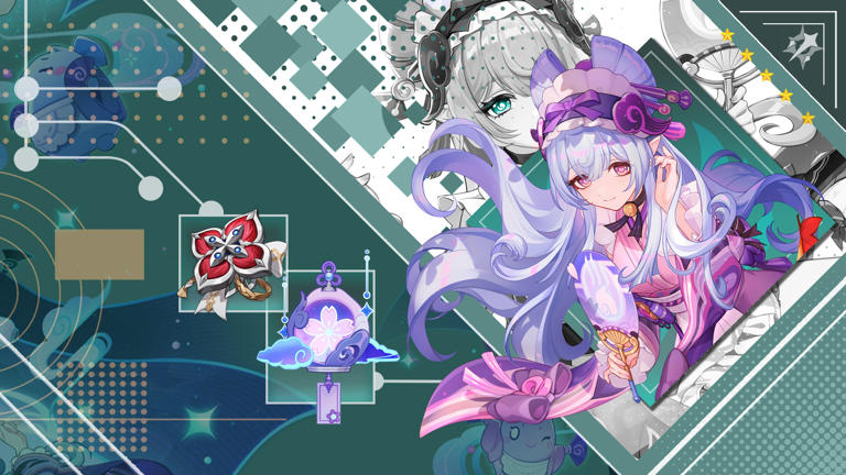 Mizuki stellar swirl best build & team in Genshin Impact