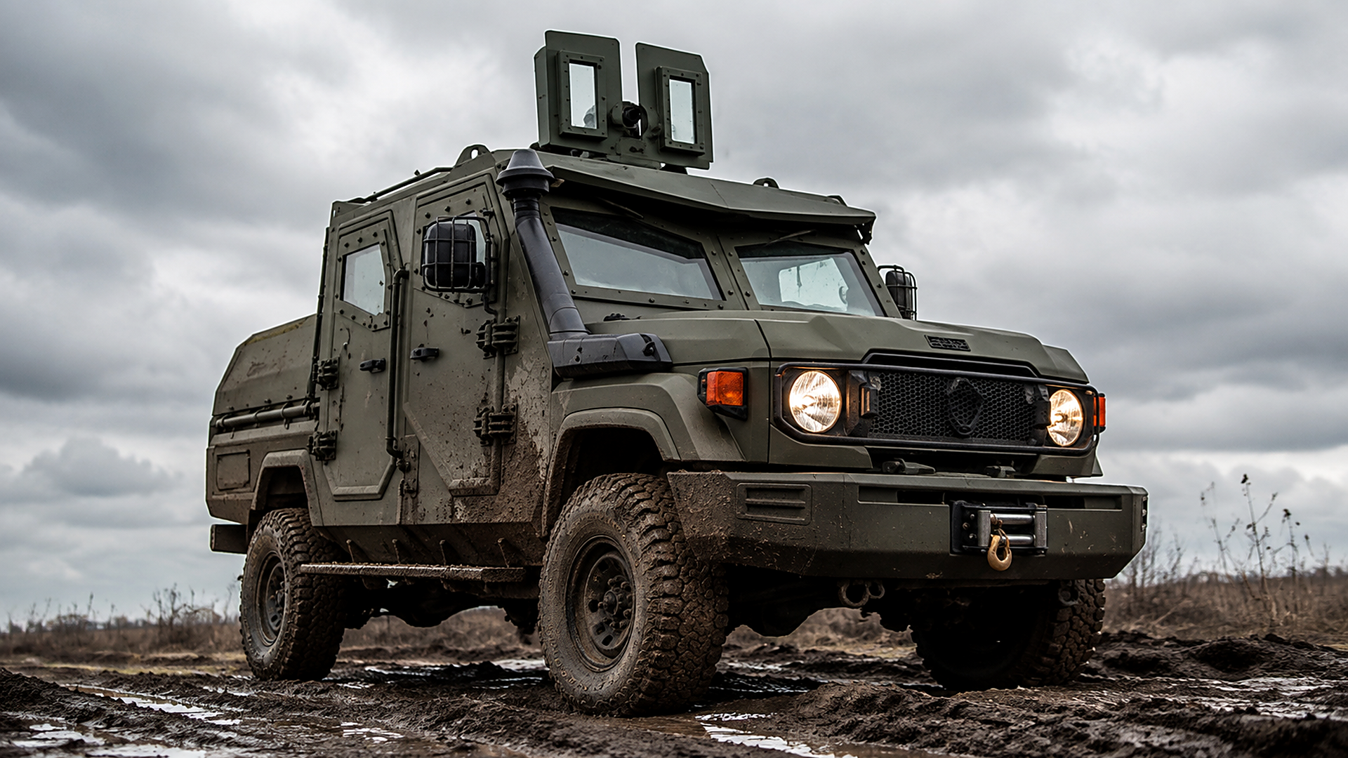 Ukraine built its own armored pickup and it runs on a Toyota Land ...