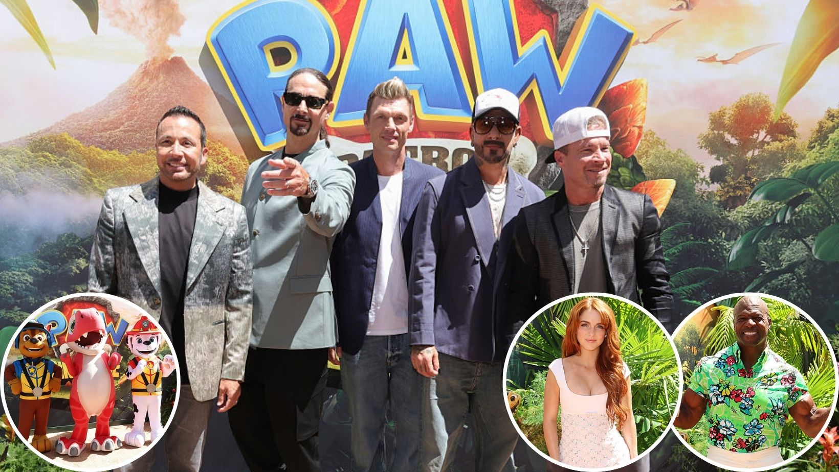 The Backstreet Boys light up the red carpet at Paw Patrol: The Dino Movie