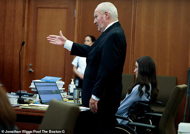 Lindsay Clancy's clothes from stranglings put on full display in courtroom
