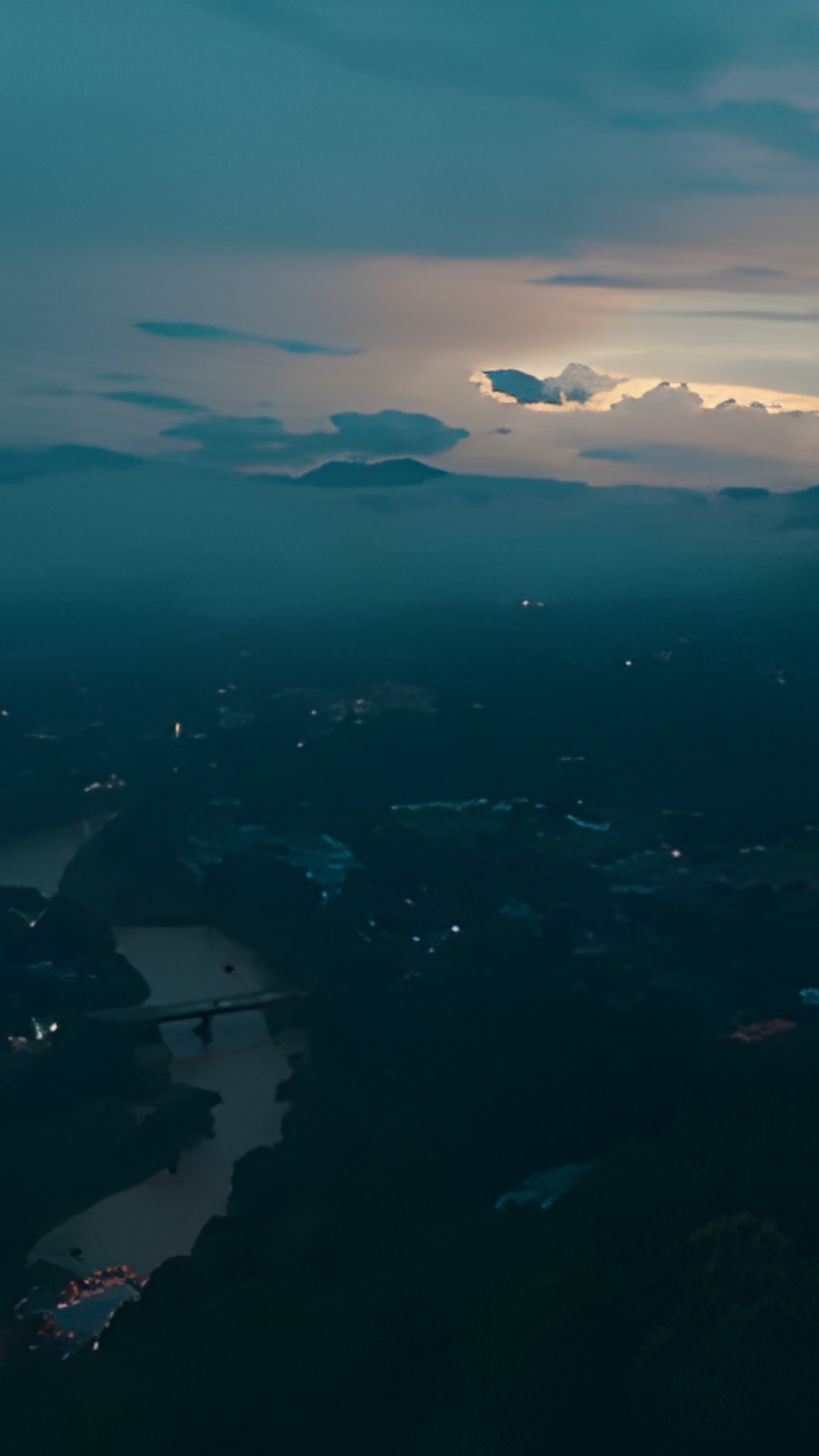 Amazing aerial views of a beautiful city