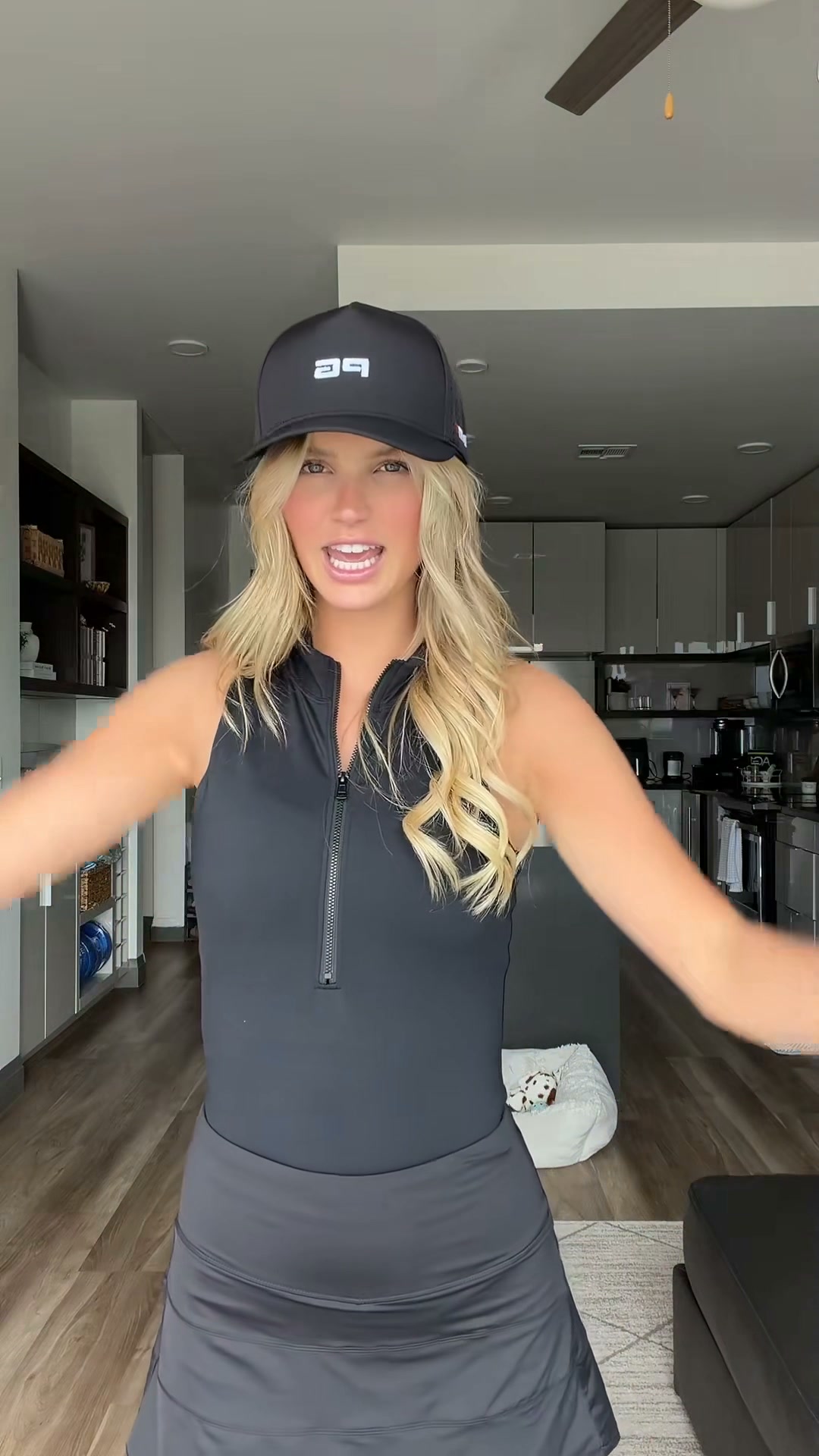 All-black golf style with main-character energy