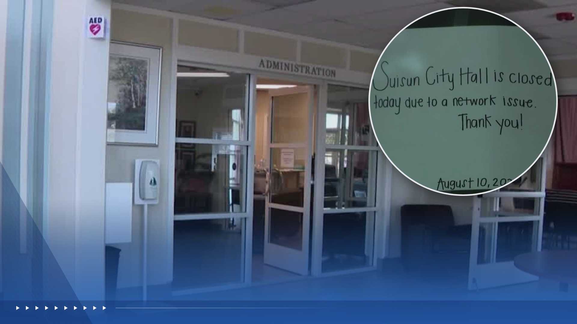 Suisun City cybersecurity incident forces City Hall closure through the week