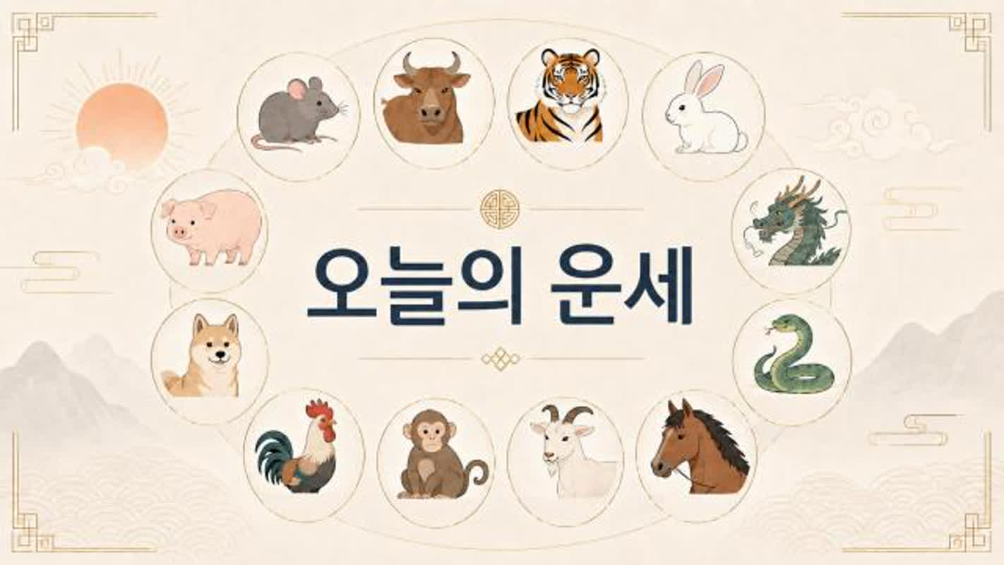 [오늘의 운세] 띠별 운세-8월 13일