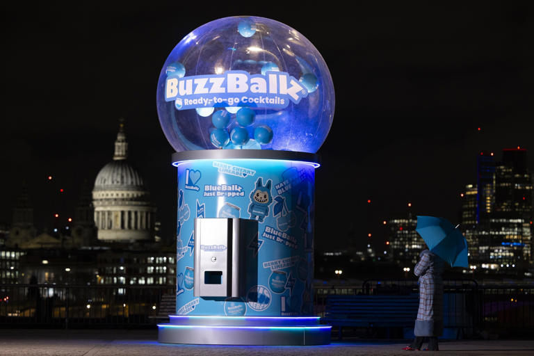 BuzzBallz in hot water with regulators over 10-foot-tall gumball-shaped ...