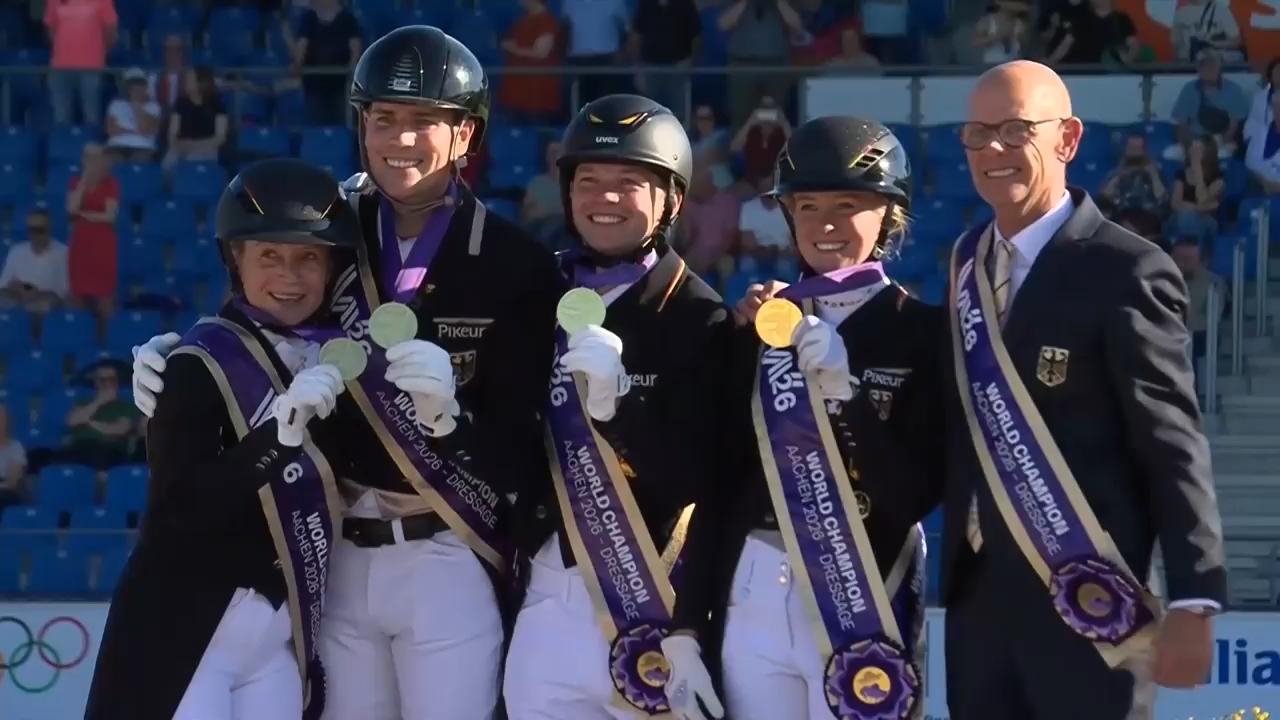 Germany's Isabell Werth wins Dressage gold 20 yrs after last Aachen ...