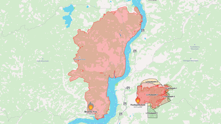 Here's where fires in Washington state are burning