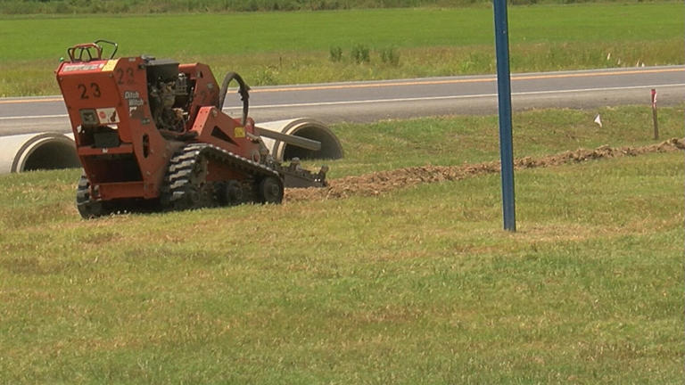 $3 million roundabout project underway at Lake Street and Gauthier Road ...
